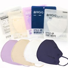 숨쉬고 스타일 업 컬러 국산 마스크 10매입 (대형 )/새부리형 패션 마스크, 10개, 1개, 그레이