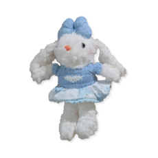 헤일리썸 뽀송버니 청량한 클린버니 키링, 스카이블루, 1개