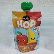아넬라 호프 과일 퓨레, 100g, 1개, 혼합맛(사과/바나나)