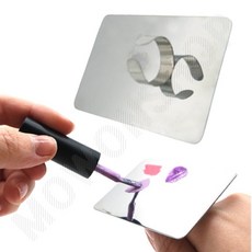 반지 팔레트 메이크업판 메이크업 믹싱 파운데이션 대 파데팔레트 손가락팔레트, 1개