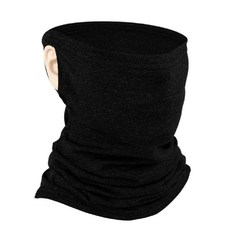 넥워머 겨울 야외활동 귀걸이 머플러 블랙_MCL