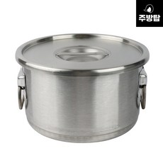 국산 스텐 소도와 낮은식깡 위생용기 대형국통 스텐국통 육수통, 1개, 3호(7L), 25cm