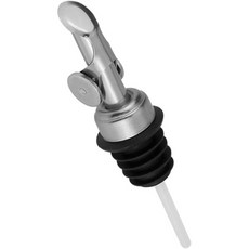 올리브 오일 식초 와인 등을 위한 METSweet 자동 주입구 스테인리스 스틸 누수 방지로즈, silver