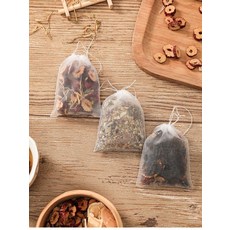 티백주머니 공티백 일회용 다시백 찻잎 육수망 티망, 7. 5x6 50개