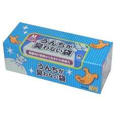 庫利龍化成BOS 無排便異味袋 寵物用 盒裝 M尺寸, 1個, 90入, 白色