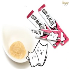 마이픽픽 테비쭉쭉이 연어와치킨맛20개 고양이음식