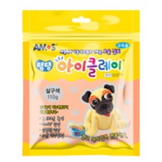 아모스 탱탱 아이클레이 파우치, 살구, 110g, 1개