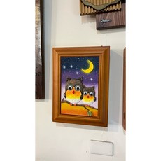 立體貓頭鷹圖形鑰匙盒KEYBOX入厝禮物送禮居家佈置(台灣精品)12個掛勾!, 1個