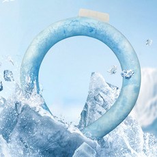 여름 스카프 넥쿨러 얼음 물기없이 차가운 쿨 아이스, 핑크, 1개