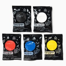 컬러클레이 10g 5색 세트 소포장 diy 클레이 만들기 재료 키트 민화샵, 1세트