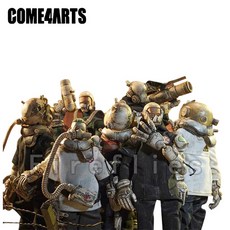 COME4ARTS 20CM 둠스데이 아트토이 액션피규어 스트릿 사이버펑크 sf 디스토피아, CHINA, 6pcs