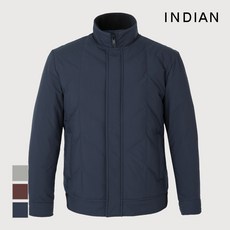 인디안 INDIAN 니트배색 경량다운_MIECL3W8422
