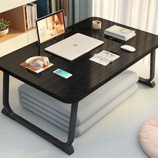 O 飄窗坐地小桌子學生宿舍 牀上摺疊桌 折疊懶人桌 牀上小桌子 懶人桌 折疊書桌 摺疊桌 筆桌 折疊小桌子 JS, 顏色款式隨機60*40⭐需宅配