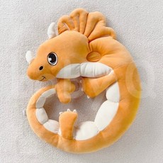 Chuwa Baby 恐龍鱷魚大象安撫枕頭，雙面材質，棉和網眼側睡抱枕，頭型矯正，寶寶安睡神器, 恐龍