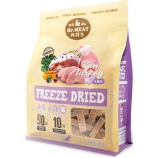 MR.MEAT 肉鮮生 COCO 貓咪凍乾主食 (400g) 90%新鮮生肉 冷凍乾燥 主食凍乾 貓零食, 1個, 貓凍乾-火雞肉