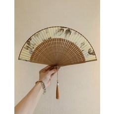 中國風印花便攜摺扇, 如圖所示, 1個