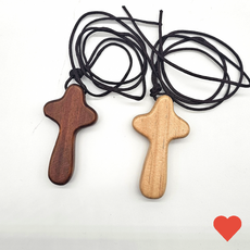 종교 용품 차량용 원목 기도 십자가 교회, 브라운