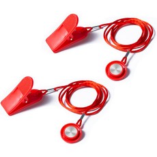 대부분의 러닝머신 러닝머신을 위한 2pcs 범용 자석 안전 키 자기 스위치 원형 교체