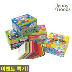 제니앤굿즈 도너랜드 탤런트 고무찰흙 15색 어린이미술 조형클레이 1개입