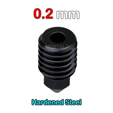 Qidi X plus 3 / X max 3 / x smart 3 핫엔드 구리/황동/경화용 핫엔드 업그레이드, 01 1 pcs, 13 Hard-0.2mm