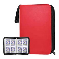 寶可夢遊戲王卡牌活頁收納卡冊, 黑/紅/黃/藍, 1個