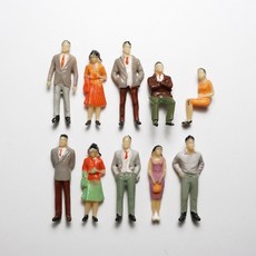 포레스 컬러 사람 인체 모형 테라리움 디오라마 건축 재료, 1개, 1:50(약3.6cm)-10P