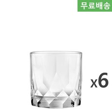 6p BOX 오션글라스 커넥션 더블락글라스 350ml P02807 위스키잔, 6개