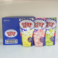 동아 얼박 얼음박카스 오리지날+복숭아+샤인머스캣 용량UP, 20개, 230ml