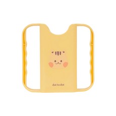 아가드x돗투돗 아기 우유 미니 팩 홀더 125ml 팩음료 전용 유아 두유 주스 컵 손잡이, 돗람이 2.0, 1개