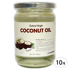 엑스트라 버진 코코넛오일, 450ml, 10개