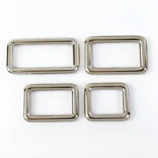 5/10Pcs 배낭 스트랩 슬라이더 조절기 버클 가죽 공예 만들기 용품에 대 한 12 50mm 금속 스퀘어 링, 06 16mm 10Pcs, 08 F1 4 Silver