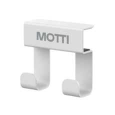 MOTTI 桌邊掛勾 白色多功能掛架 適用升降桌 掛包耳機收納, 白色, 1個