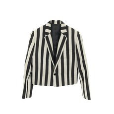 셀린느 중고 2000's 스트라이프 크롭 블레이저