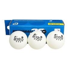 안드로 탁구공 공인 시합구 볼 3개입, 1, 1개, 안드로 탁구공 탁구용품 공인 시합구 탁구 볼 3개입