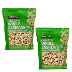 커클랜드 시그니처 오가닉 무염 캐슈넛 (Kirkland Signature Organic Whole Cashews Unsalted Unroasted), 2개