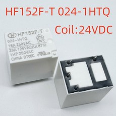 새로운 HF152F T 012 1HT ; 024 1HTQ 104 555 1HSTQ 22FA 12V/24V 16A 릴레이 4핀, 01 HF152F-T 024-1HTQ