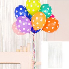 반짝이 파티 커튼 화이트 파티벽장식 파티룸꾸미기