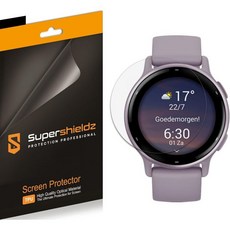 Garmin Vivoactive 5 스크린 프로텍터 고화질 클리어 쉴드TPU를 위해 설계된 슈퍼쉴즈3팩, Garmin Vivoactive 5 스크린 프로텍터 고