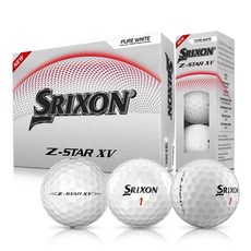 스릭슨 던롭 골프공 3피스 Z-STAR9 XV, PUREWHITE, 1개 PUREWHITE, 1개
