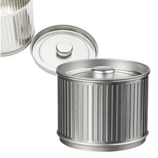 이케아 베타이 차통 커피 보관통 실버 0.6L
