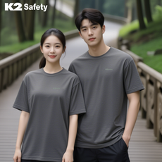 K2세이프티 친환경소재 소로나 기능성 쿨링 반팔티셔츠 오버핏 흡한속건 여름