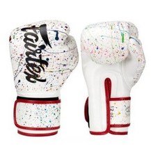 Fairtex BGV14 拳擊訓練手套 彩繪紅邊款, 1個, 12oz