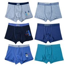 男童纖維內褲 6入