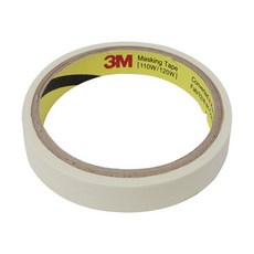 3M 마스킹 테이프 상아색 15mm x 10M, 1개