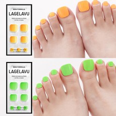 LAGELAVU 라젤라부 패디팁 2종 TPU100% 특허기술, 1개, J_26.네온오렌지+25.네온그린