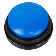 반려동물 훈련 버저 컬러 음성 녹음 버튼 소통용 초, 1개, 8. Blue