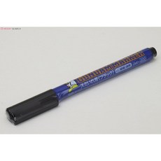 군제 건담마커 GM01 블랙 극세 먹선펜, 검정, 1개