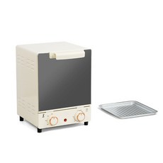 家用鏡面電烤箱商用烘烤電烤爐烘焙蒸烤一體機小型烤箱跨境批發, 美規--110V, 15L鏡面烤箱-白色【跨境專供】
