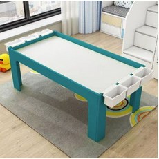 모래놀이 테이블 가정용 수영장 야외 놀이터 촉감놀이 삽, 120 x 80x50 그린 약간색상차이