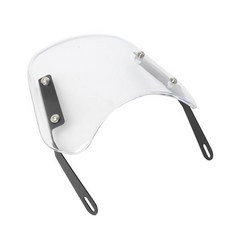 1개 오토바이 헤드라이트 윈드실드 윈드스크린 5-7인치 원형 헤드라이트용 범용 (색상-Clear)